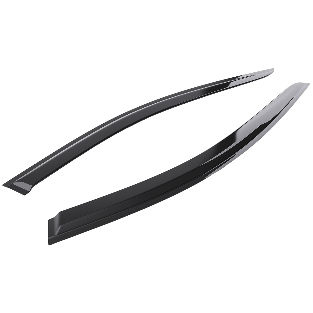 Rain Guard Vent compatible for Hyundai Santa Fe 2019-2023 Window Visor Black Acrylic