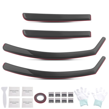Rain Guards Deflectors compatible for Dacia Sandero Stepway MK2 5-Door 2013-2020 Set
