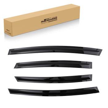 Rain Guard Vent compatible for Toyota Prius 2004-2009 Window Visor Acrylic Black 4Pcs