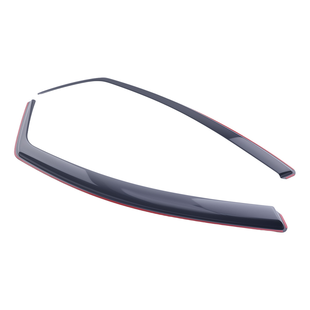 Window Rain Guards Acrylic Wind Deflectors compatible for Toyota Prius MK4 2016-2021 1.8mm