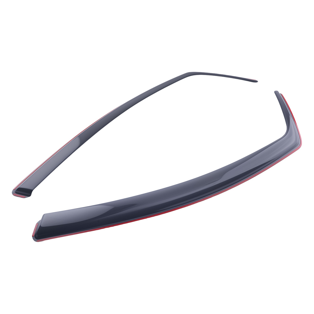 Window Rain Guards Acrylic Wind Deflectors compatible for Toyota Prius MK4 2016-2021 1.8mm
