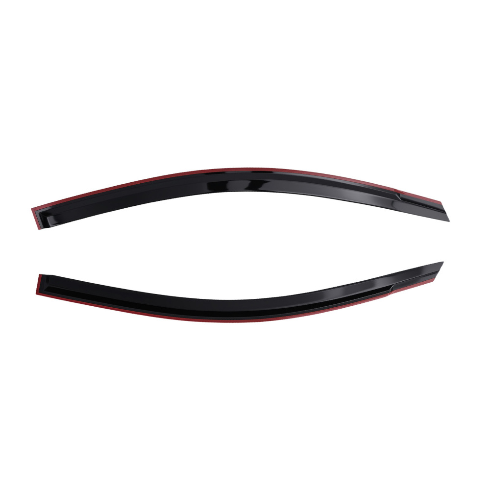 4pc Rain Guard Window Visors compatible for Toyota Sienna 2011-2020 Outside Mount Black