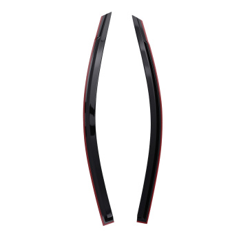 4pc Rain Guard Window Visors compatible for Toyota Sienna 2011-2020 Outside Mount Black