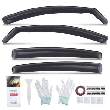 4Pcs Acrylic Wind Deflectors compatible for Vauxhall Insignia MK1 Saloon 2009-17
