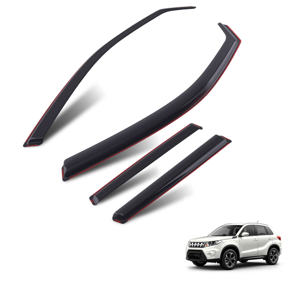 Rain Deflector compatible for Suzuki Vitara MK2 2014+ 5-Door Acrylic Window Visor Tinted