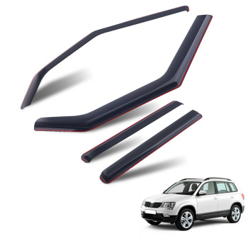 Wind Deflectors compatible for Skoda Yeti 2009-2018 Window Rain Guards In-Channel Set