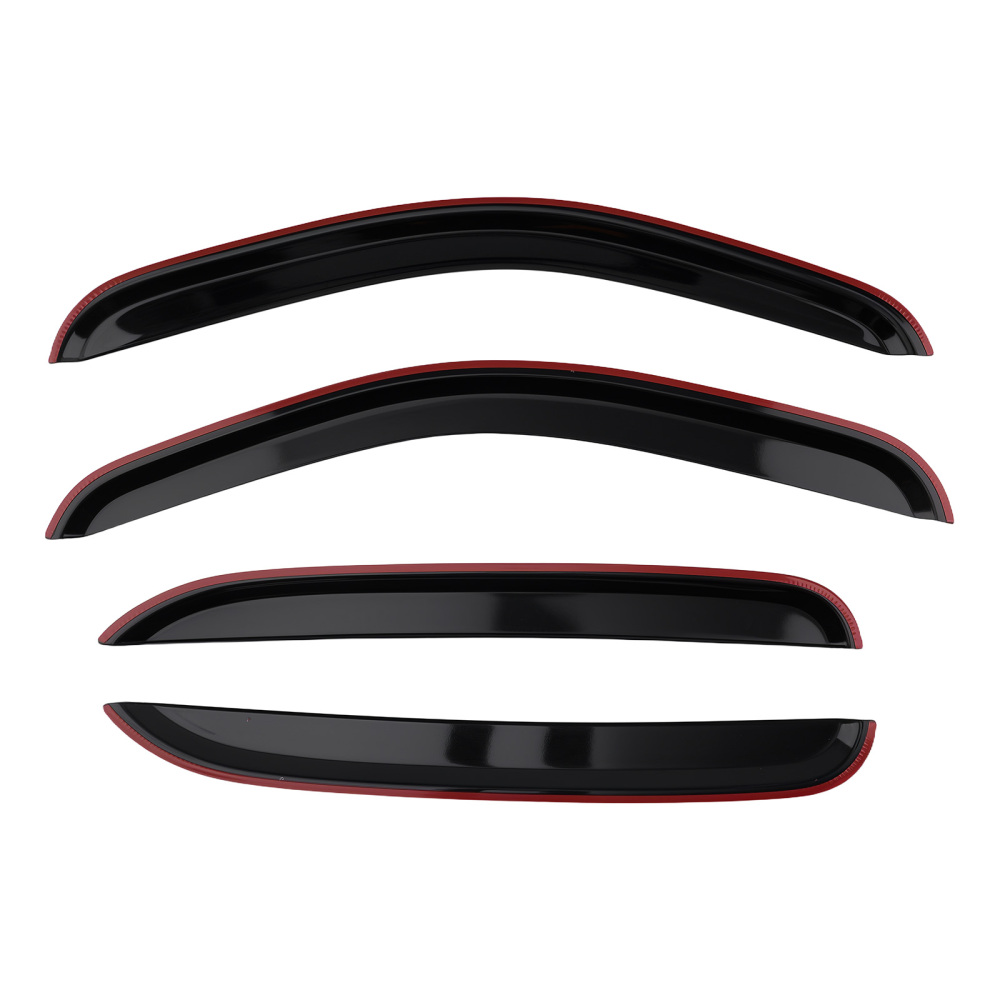 4Pcs Vent Rain Guards Window Visor compatible for Chevy Tahoe 2007-2014 2.5mm Black