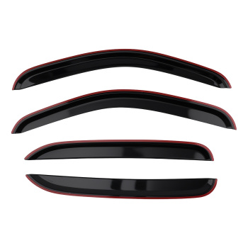 4Pcs Vent Rain Guards Window Visor compatible for Chevy Tahoe 2007-2014 2.5mm Black