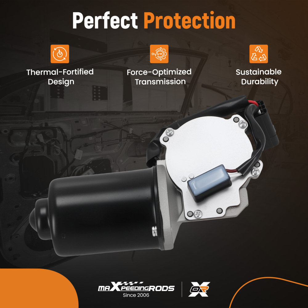 Front RHD Wiper Motor compatible for Land Rover Freelander LN 1998-2006 DLB000020 6Pin