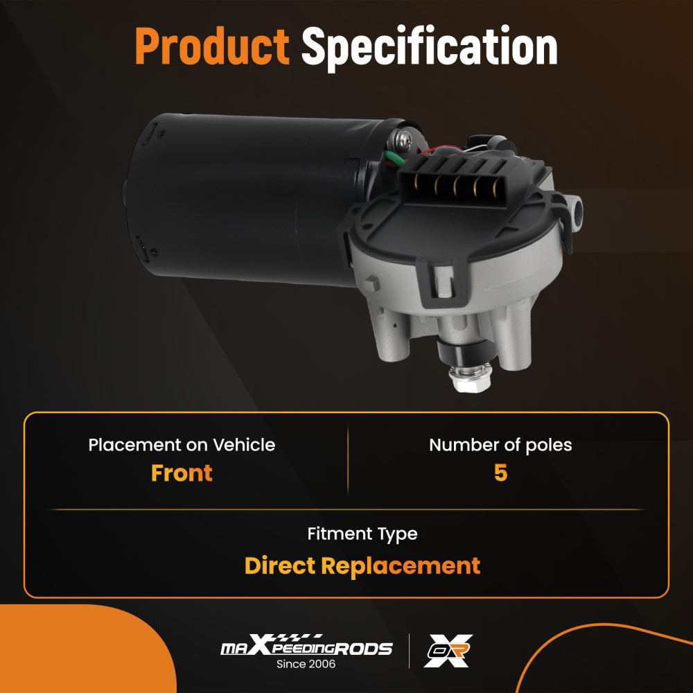 Front Wiper Motor compatible for Mercedes Benz ML M-Class W163 RHD 1998-2005 A1638202542