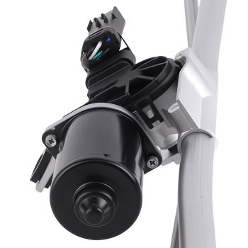 Windshield Wiper Linkage with Motor compatible for Dodge Ram 1500-3500 05-10 4 Pin Aluminum