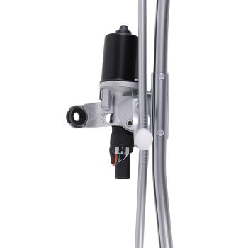 Windshield Wiper Linkage with Motor compatible for Dodge Ram 1500-3500 05-10 4 Pin Aluminum