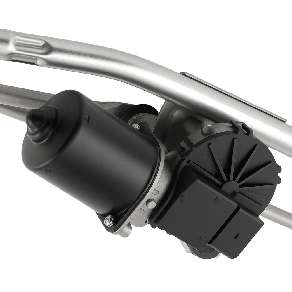 Front Wiper Motor and Linkage compatible for Citroen Nemo compatible for Peugeot Bipper 08+ 6401G8 4 Pin