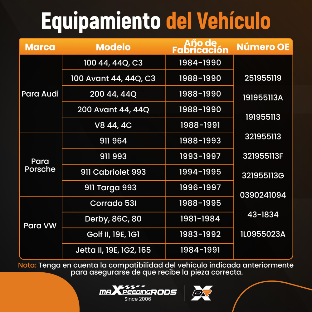 Motorino Tergicristallo Anteriore compatibile per Audi 100 200 V8 1984-1991 443955113C