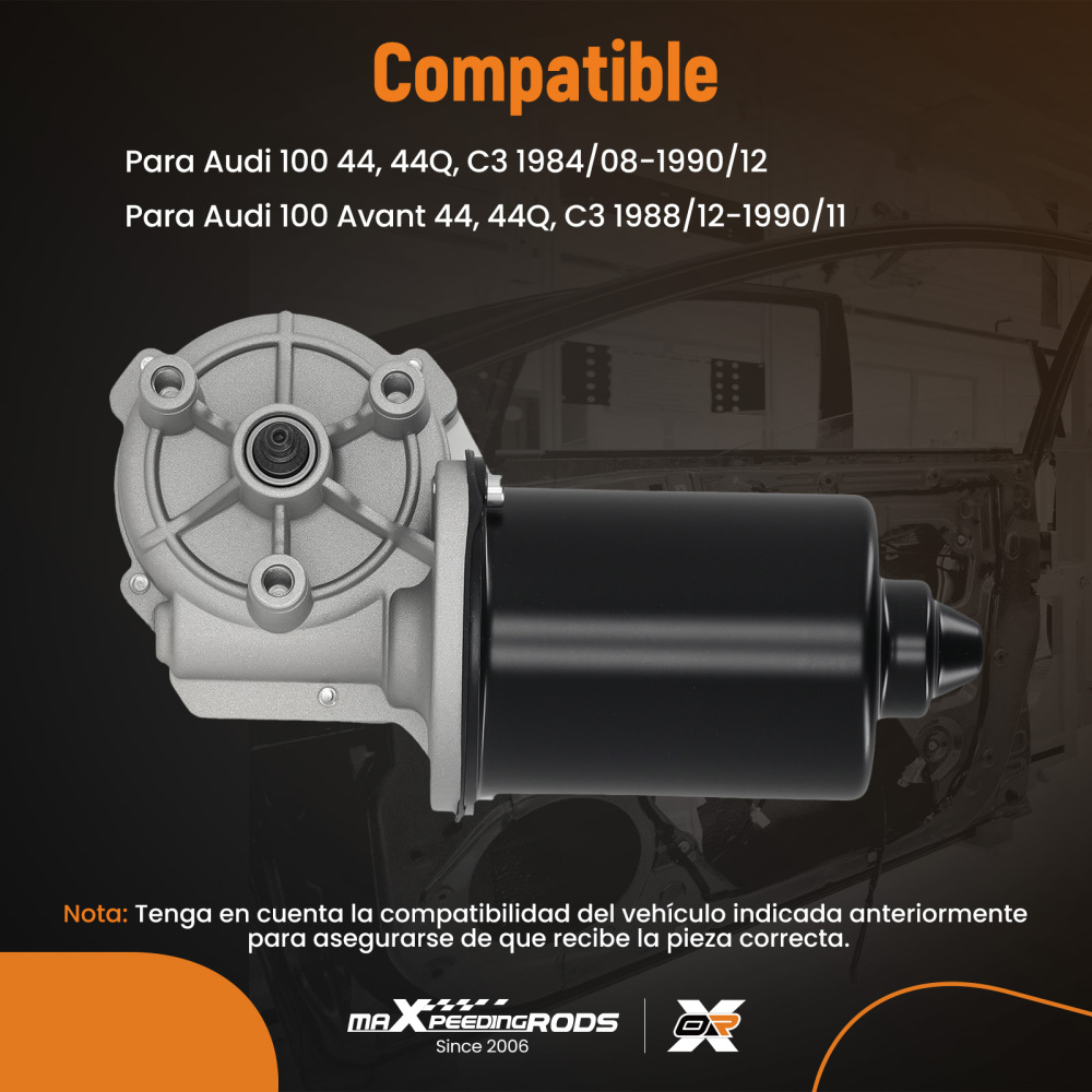 Motorino Tergicristallo Anteriore compatibile per Audi 100 200 V8 1984-1991 443955113C