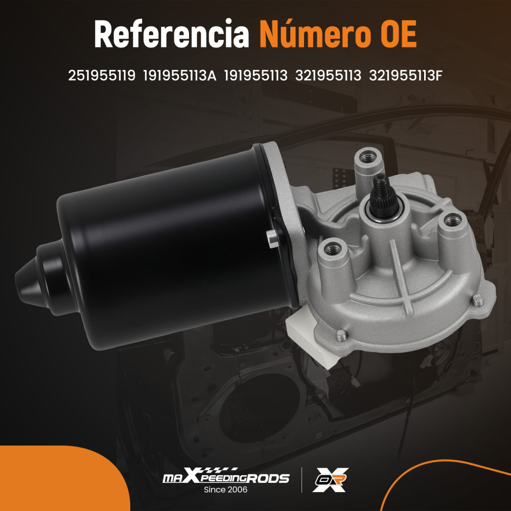 Motorino Tergicristallo Anteriore compatibile per Audi 100 200 V8 1984-1991 443955113C