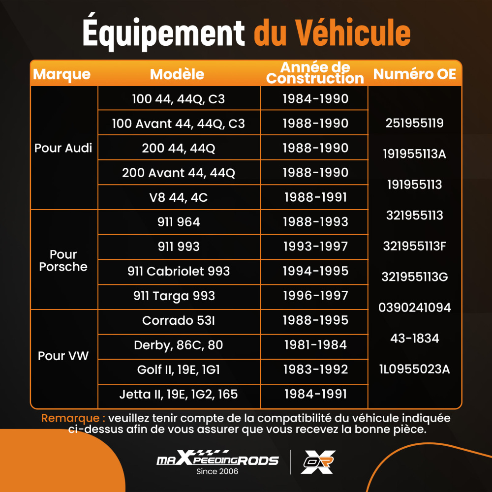 Motorino Tergicristallo Anteriore compatibile per Audi 100 200 V8 1984-1991 443955113C