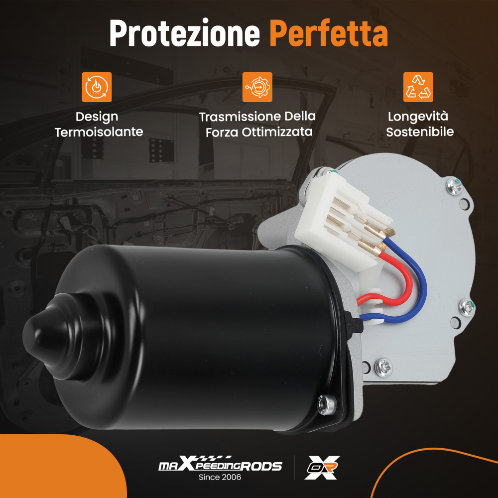 Motorino Tergicristallo Anteriore compatibile per Audi 100 200 V8 1984-1991 443955113C