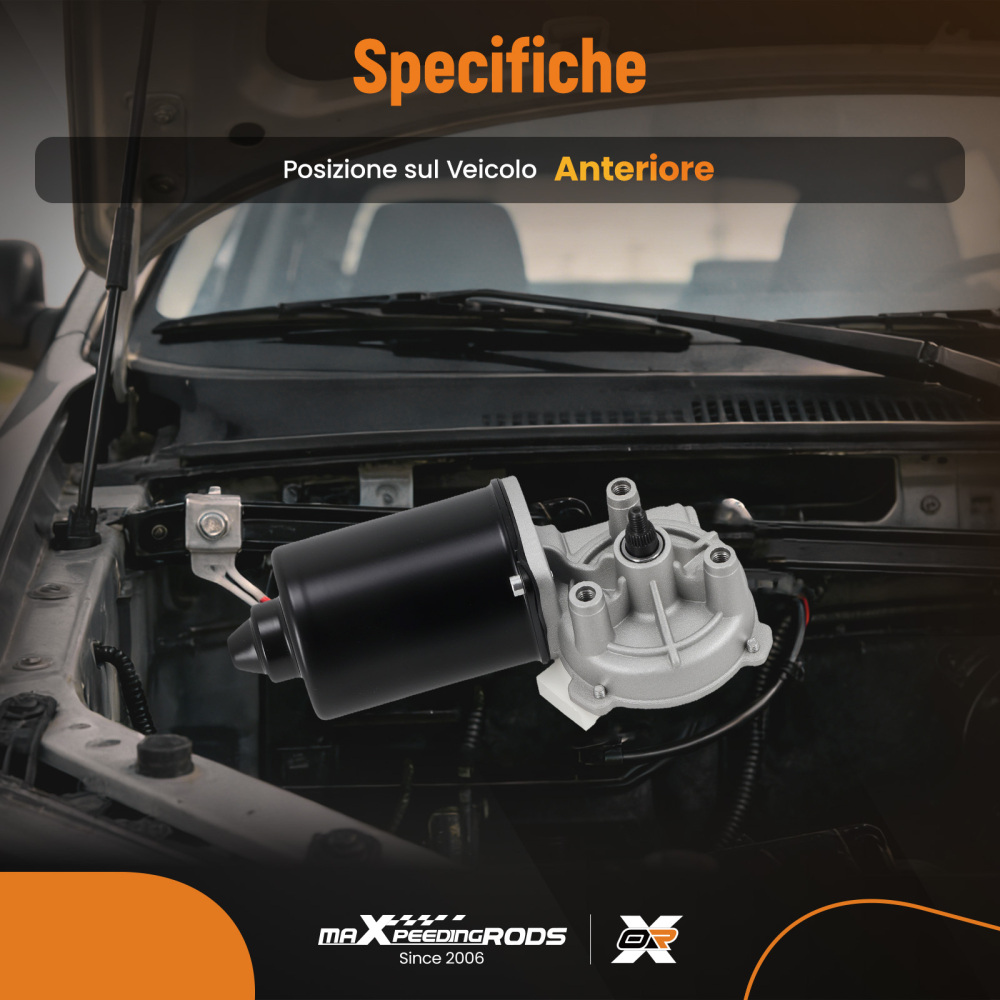 Motorino Tergicristallo Anteriore compatibile per Audi 100 200 V8 1984-1991 443955113C