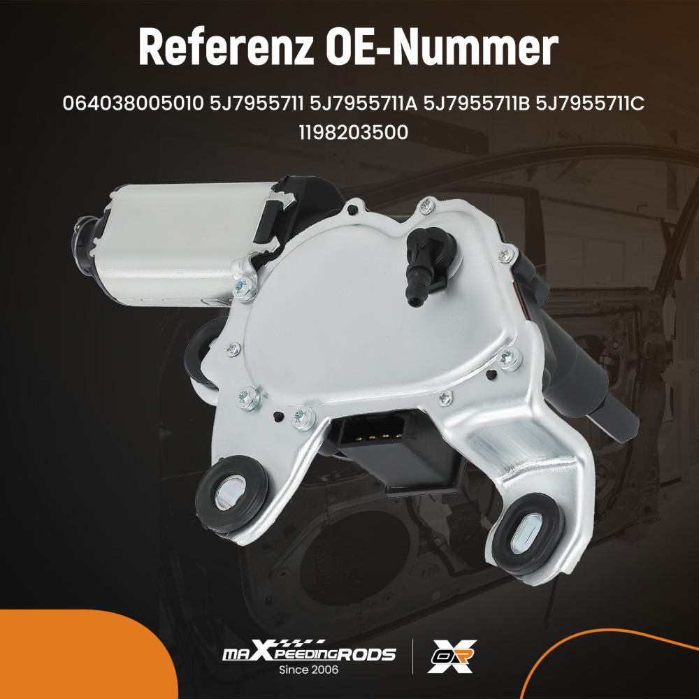 Window regulator motor for Skoda Fabia 1.2 51kW 2006-2014 064038005010 5J7955711C