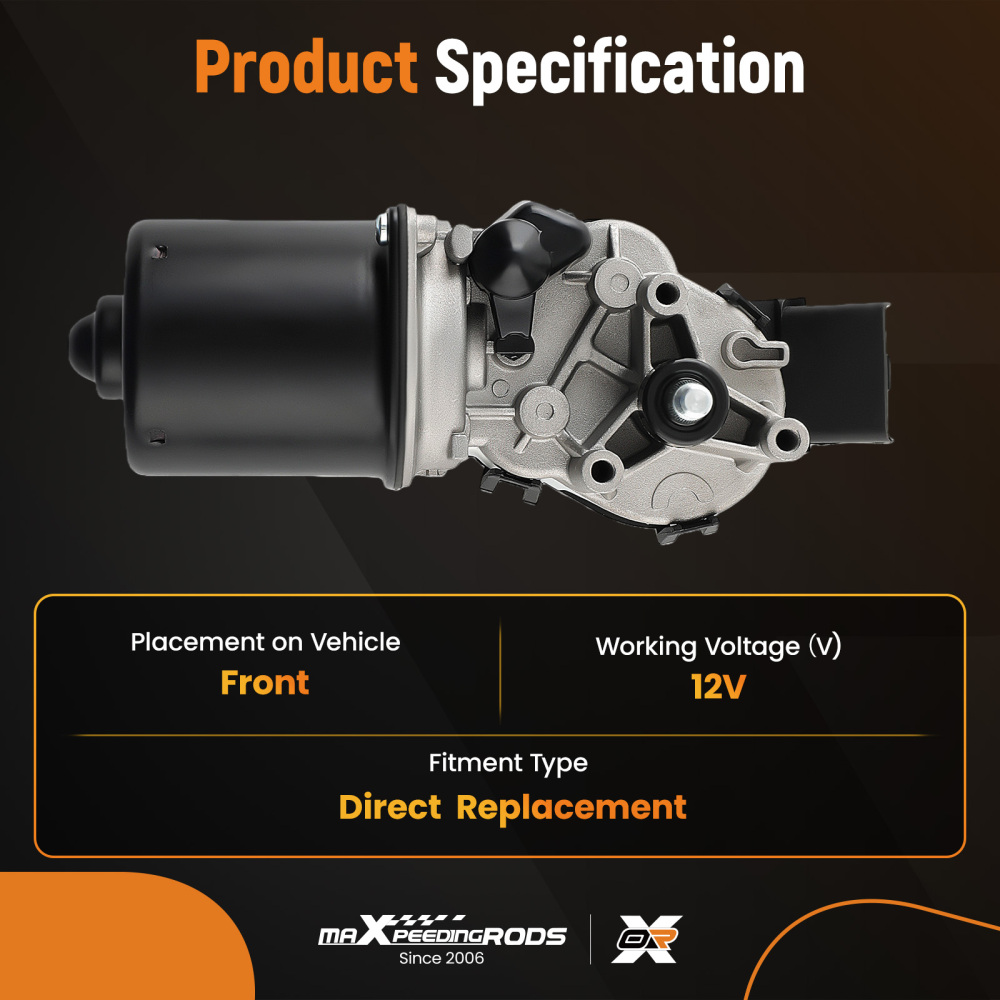 Front Windscreen Wiper Motor RHD compatible for Dacia Sandero Logan 2012-2023 288006475R