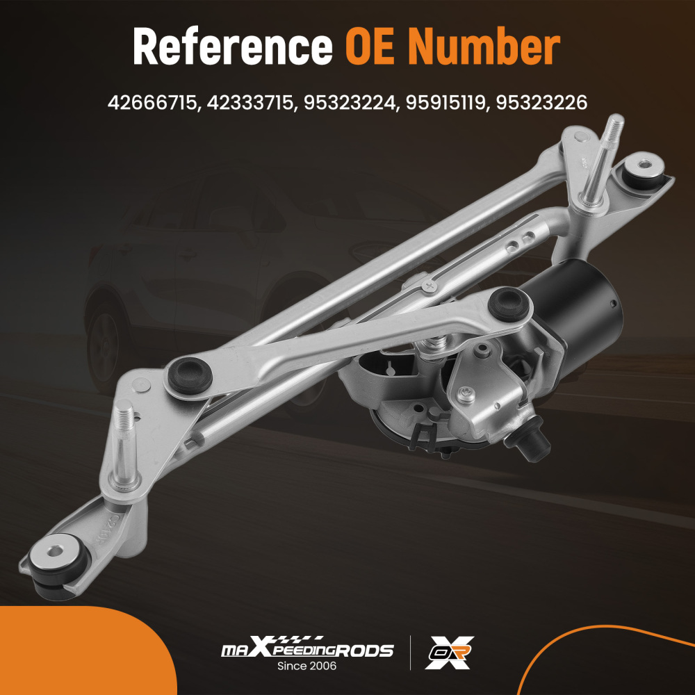 Complete Wiper Motor Assembly compatible for Vauxhall Mokka 12-20 42666715 95323226