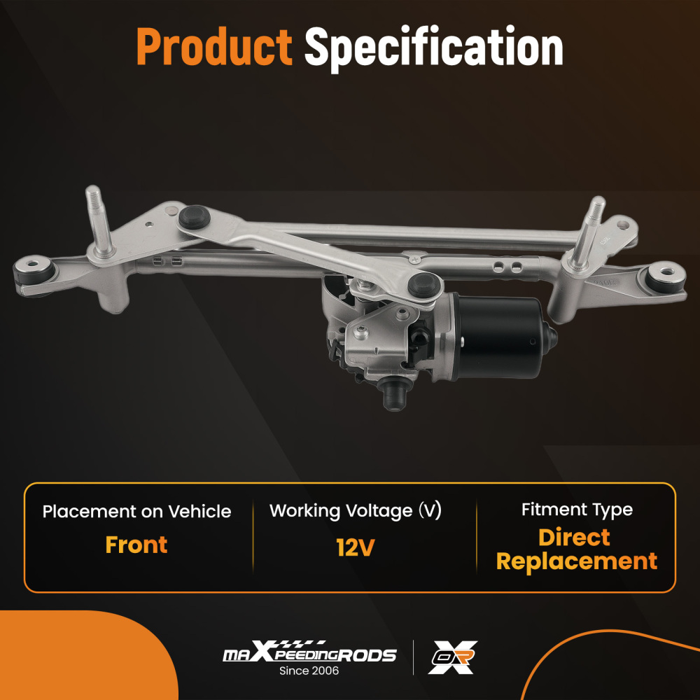 Complete Wiper Motor Assembly compatible for Vauxhall Mokka 12-20 42666715 95323226