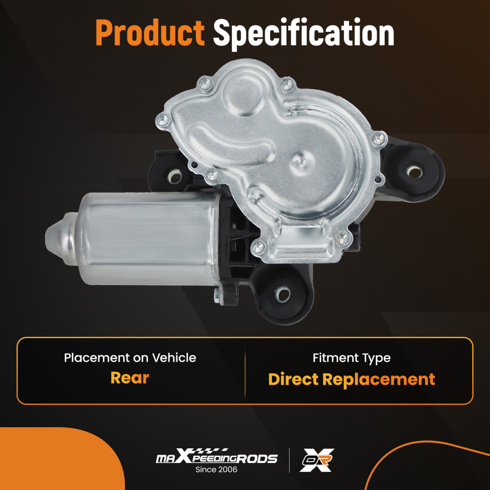 Rear Window Wiper Motor compatible for Ford Ka 1.2L 1.3L 2008-2016 1671595 9S5117K441AB
