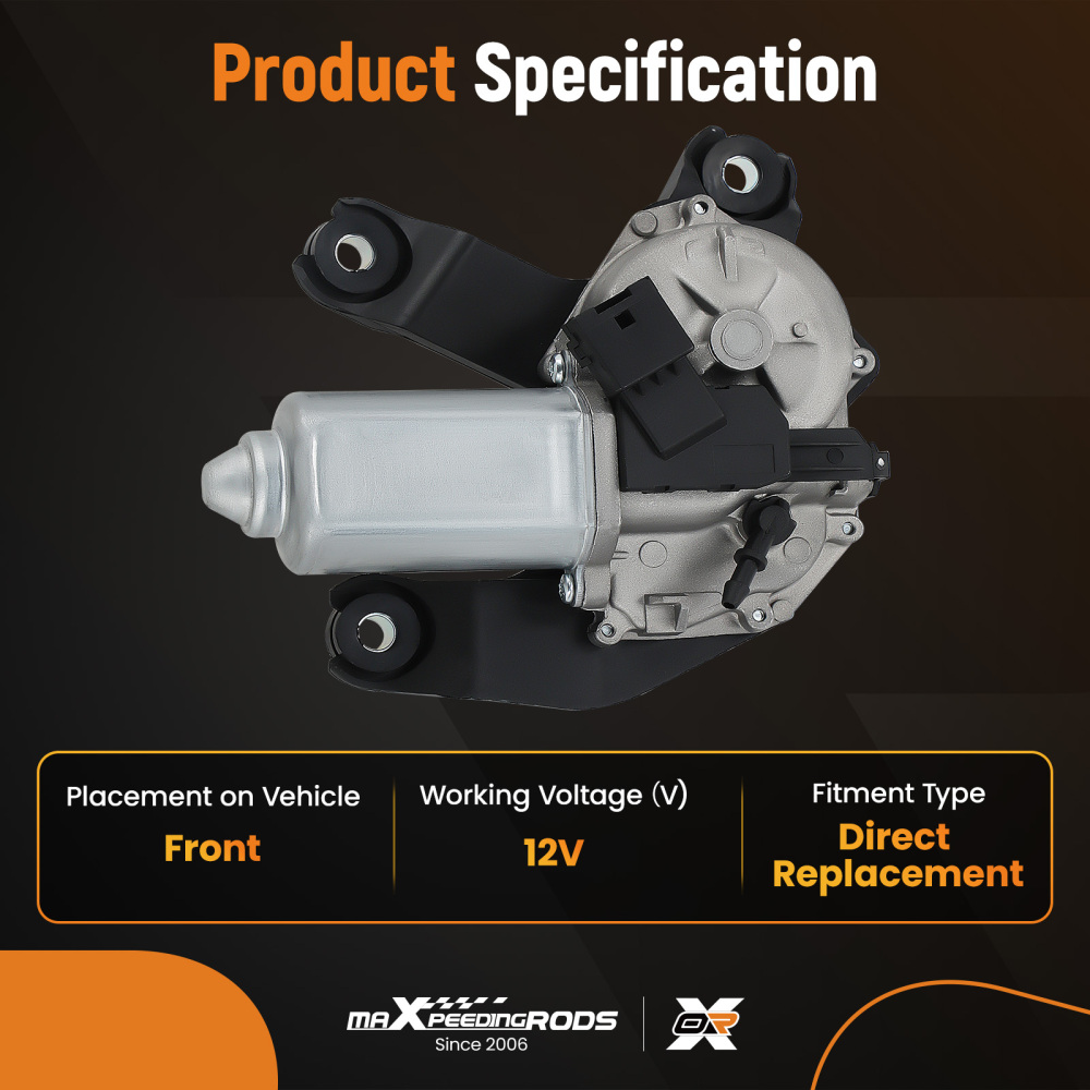 61627036154 rear window screen wiper motor compatible for mini r50, r53 2001-2006