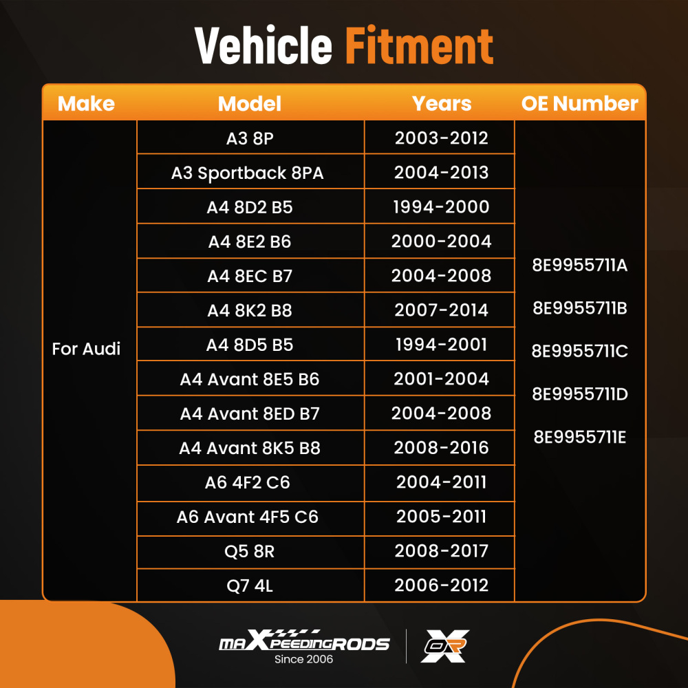 Rear Windscreen Wiper Motor compatible for Audi A3 8P A4 A6 Q5 Q7 8E9955711B 8E9 955 711 A