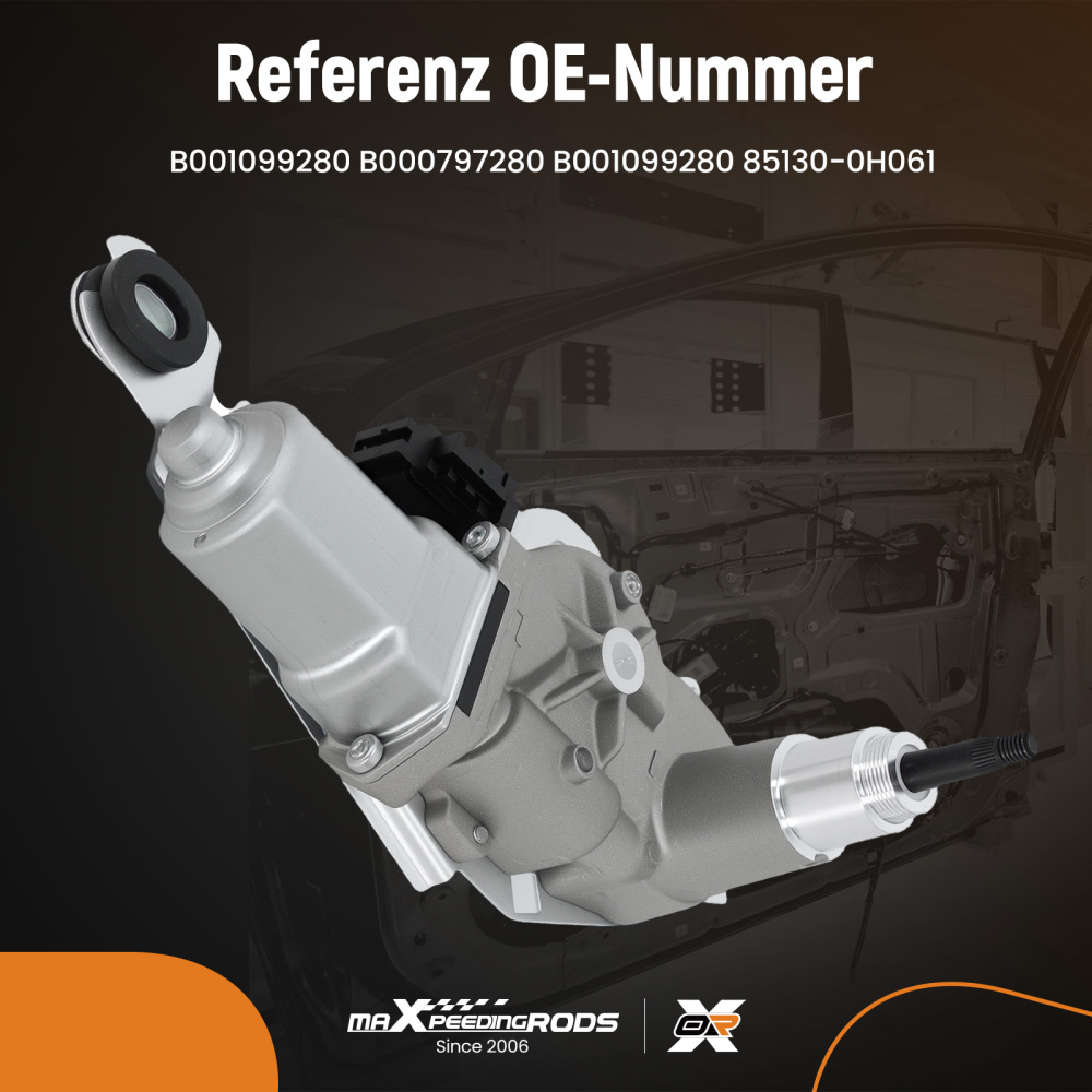 Rear windscreen wiper motor for CITROEN C1 II TOYOTA AYGO II PEUGEOT 108 2014