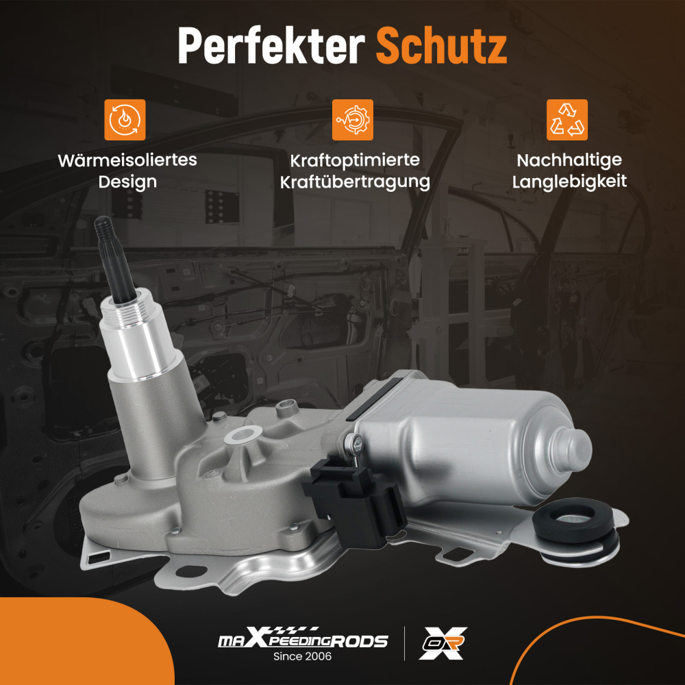 Rear windscreen wiper motor for CITROEN C1 II TOYOTA AYGO II PEUGEOT 108 2014