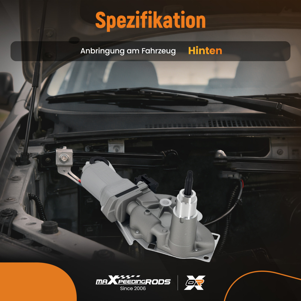 Rear windscreen wiper motor for CITROEN C1 II TOYOTA AYGO II PEUGEOT 108 2014