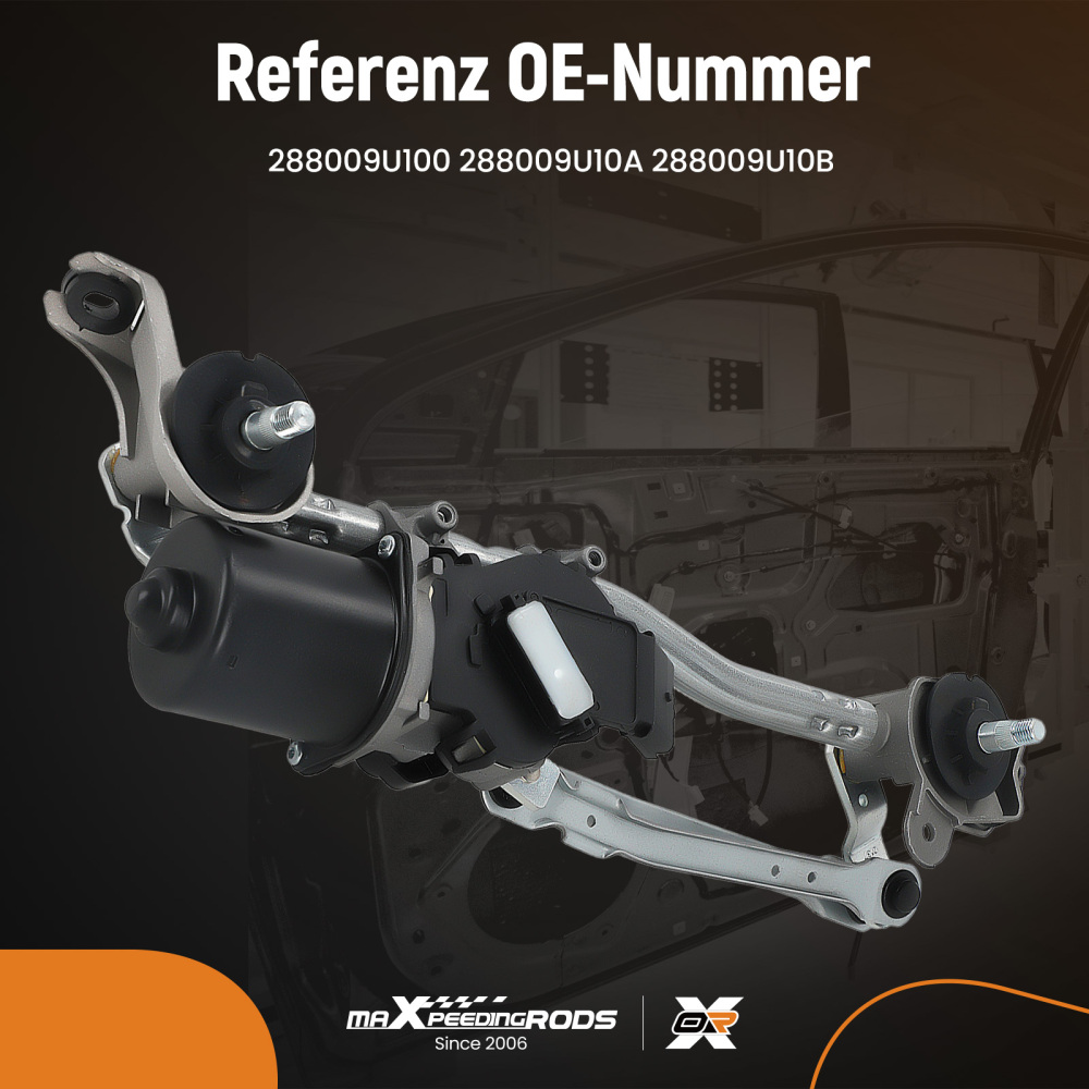 Windscreen wiper motor left for Renault Clio III Modus NOTE E11 579738 288009U100