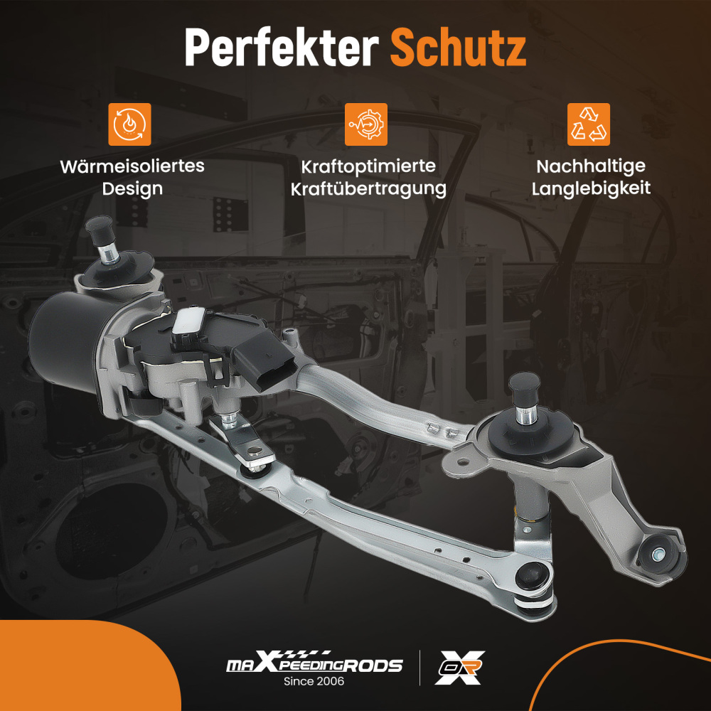 Windscreen wiper motor left for Renault Clio III Modus NOTE E11 579738 288009U100