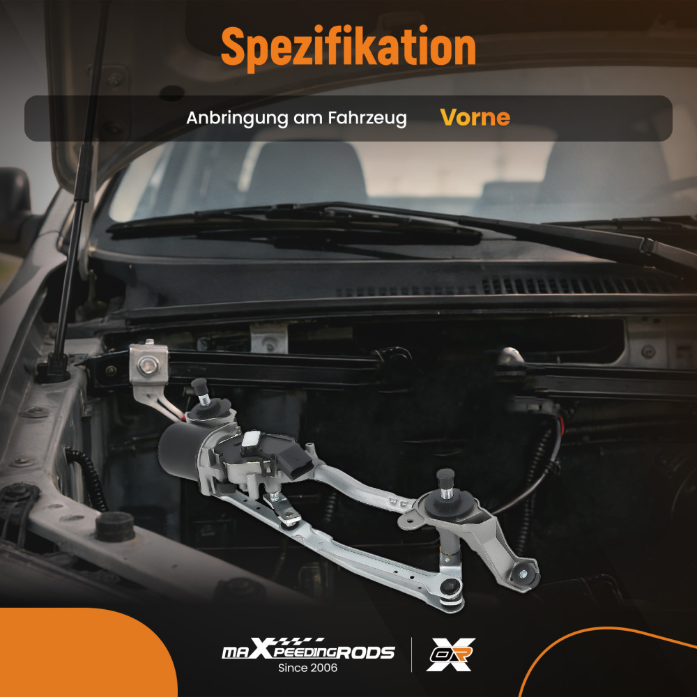 Windscreen wiper motor left for Renault Clio III Modus NOTE E11 579738 288009U100