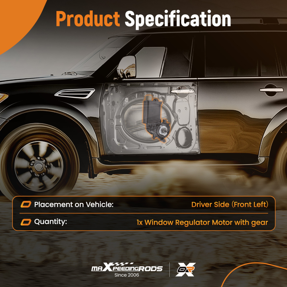 Power Window Regulator Motor compatible for Chevrolet Camaro Malibu compatible for GMC Trucks New