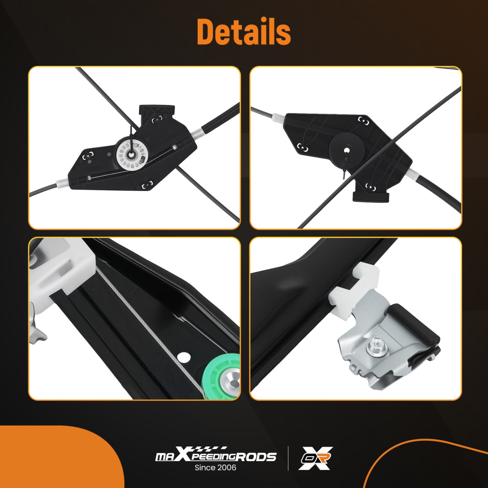 Front Left Electric Window Regulator compatible for Mercedes C300 C63 AMG 2008-13
