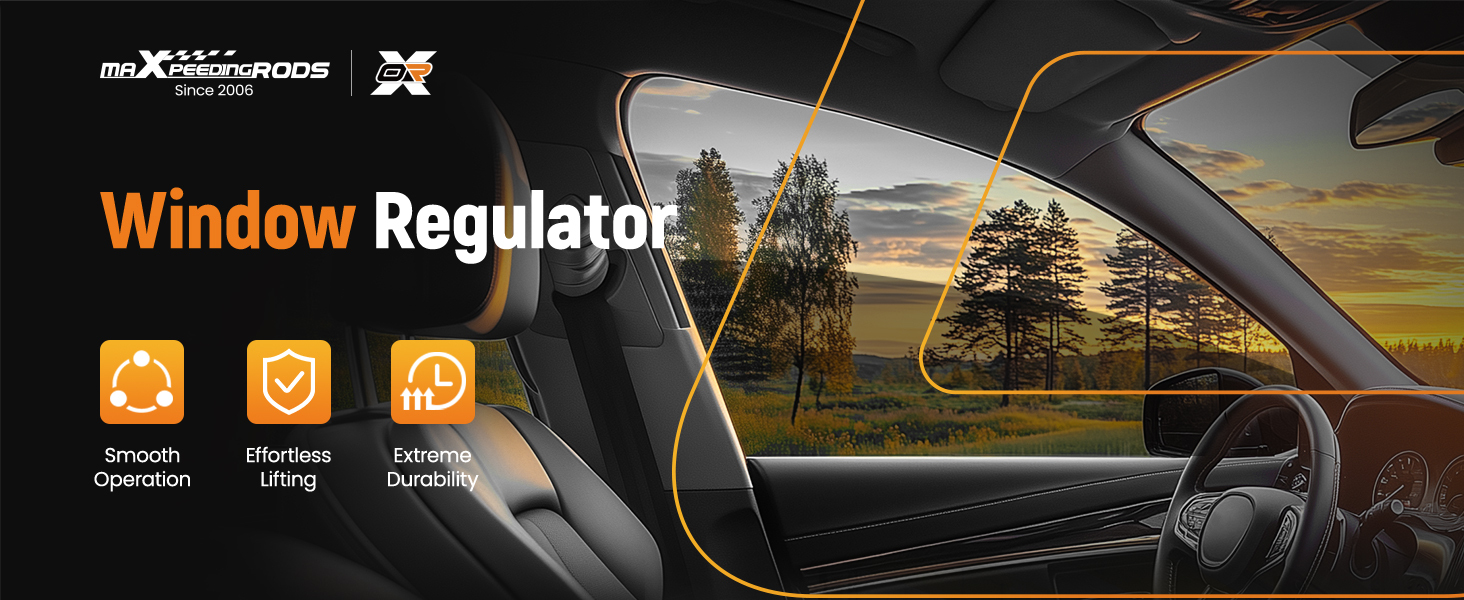 Régulateur de Vitre Avant Gauche compatible pour Jaguar XF X250 2008-2015 avec Moteur