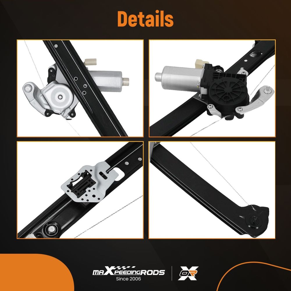Electric Power Window Regulator Rear Right compatible for BMW E53 X5 00-06 741-413