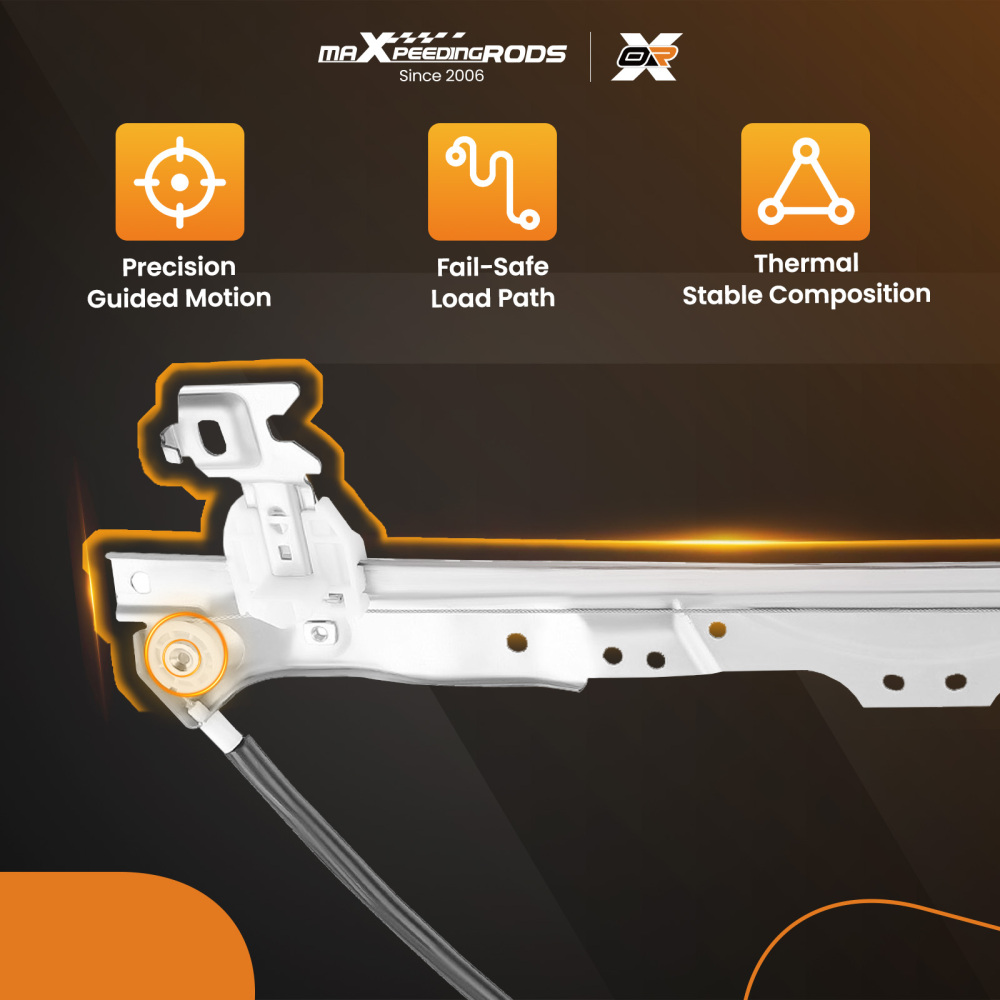 Front Driver Side Power Window Regulator w/ Motor compatible for Nissan Titan 2004-2015