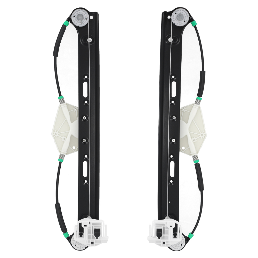 2X Left Right Power Window Regulator compatible for BMW X3 xDrive28i 2010 51353448251 Rear