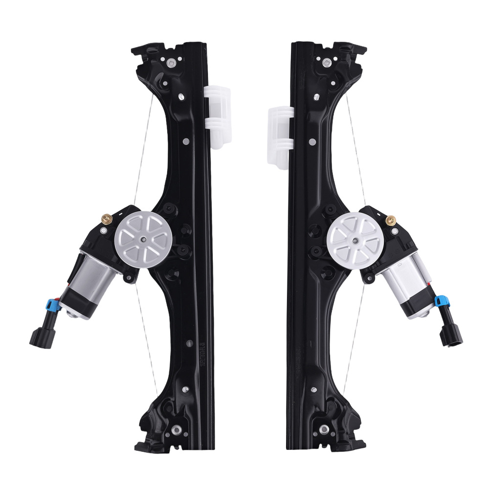 2x Front Door Window Motors Regulators compatible for Fiat 500 12-19 Complete Pair 386739