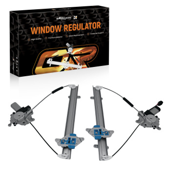 2x Front LeftRight Window Regulator w/ Motor compatible for Mitsubishi Outlander 2003-06
