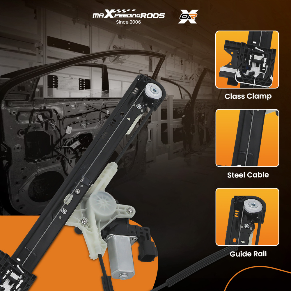 Window Regulator Motor Front Right compatible for Land Rover Discovery V L462 LR083210