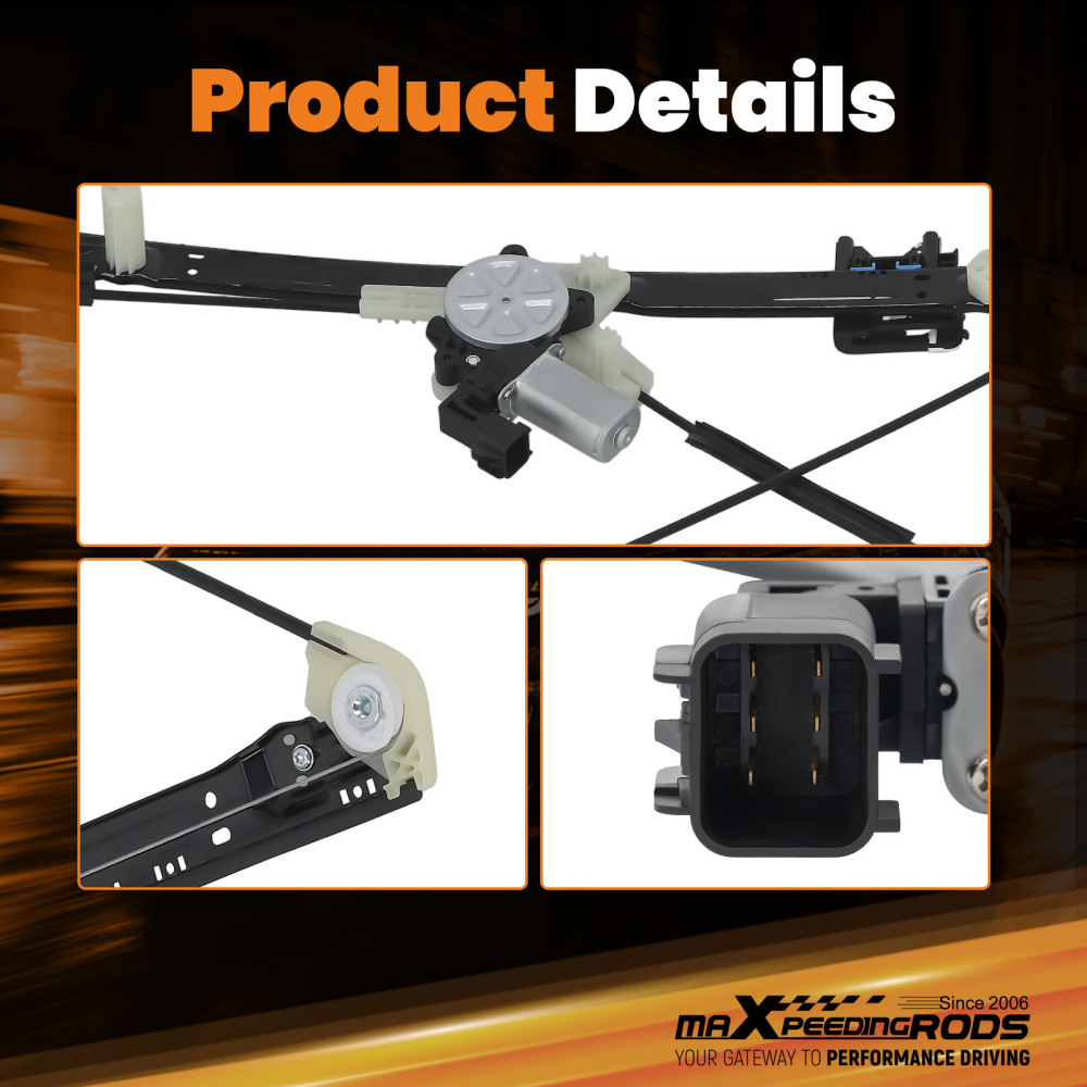 Window Regulator Motor Front Right compatible for Land Rover Discovery V L462 LR083210