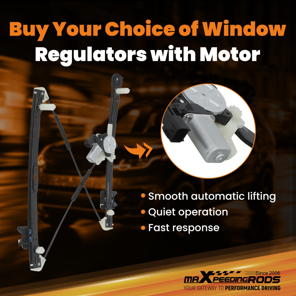 Window Regulator Motor Front Right compatible for Land Rover Discovery V L462 LR083210