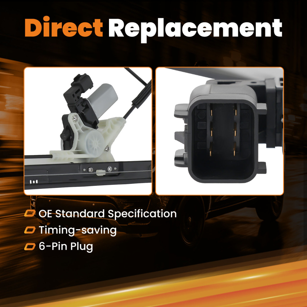 Window Regulator Motor Front Right compatible for Land Rover Discovery V L462 LR083210