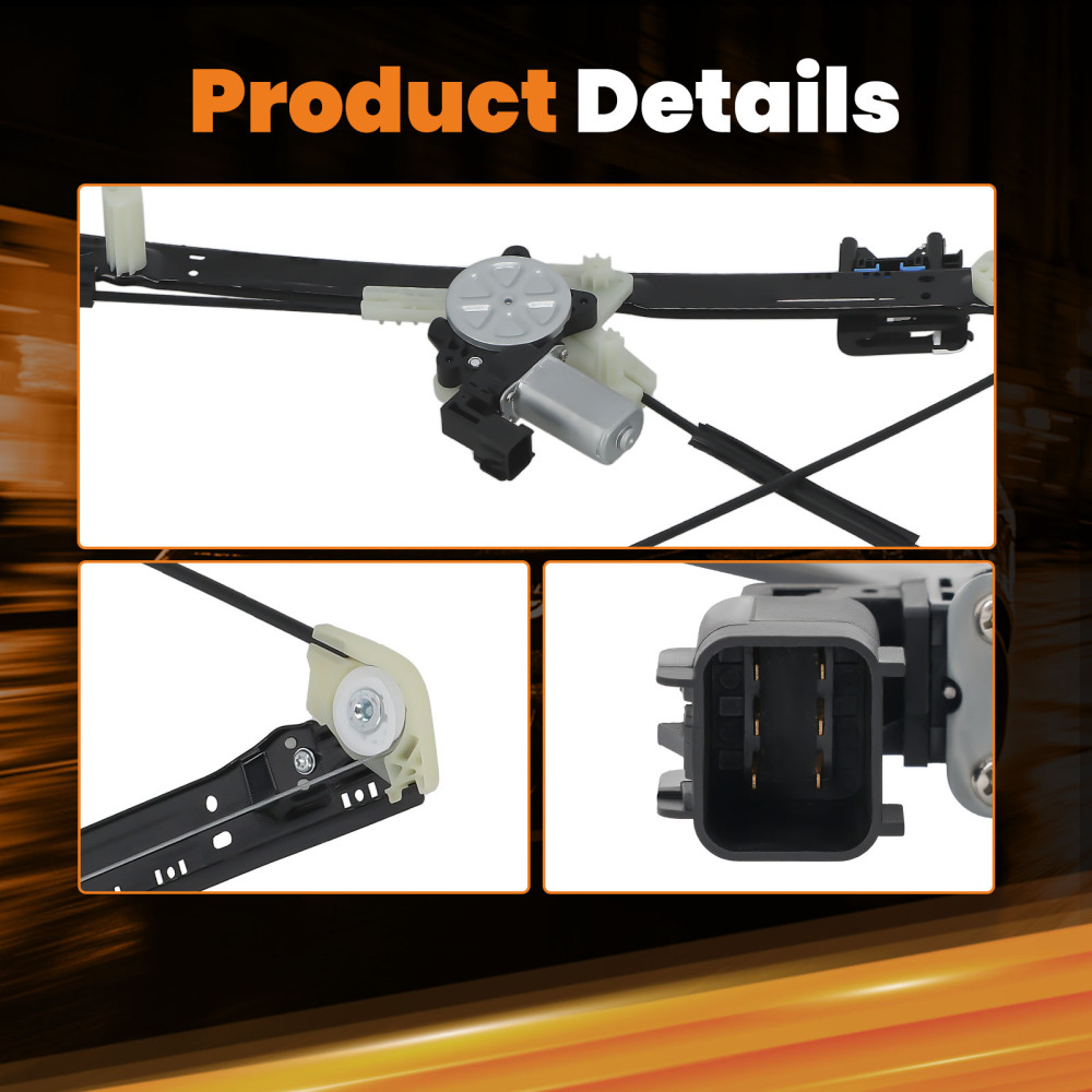 Window Regulator Motor Front Right compatible for Land Rover Discovery V L462 LR083210