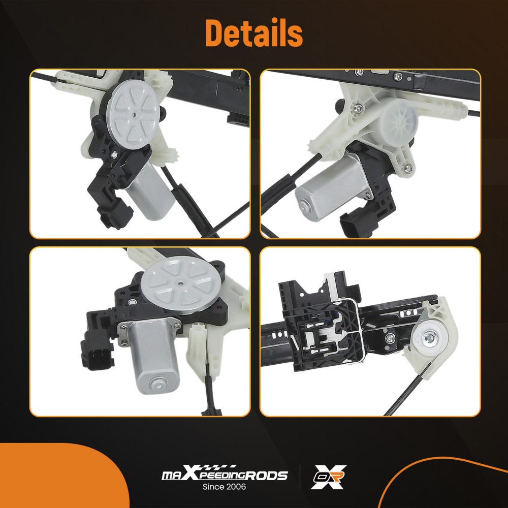 Window Regulator Motor Front Right compatible for Land Rover Discovery V L462 LR083210